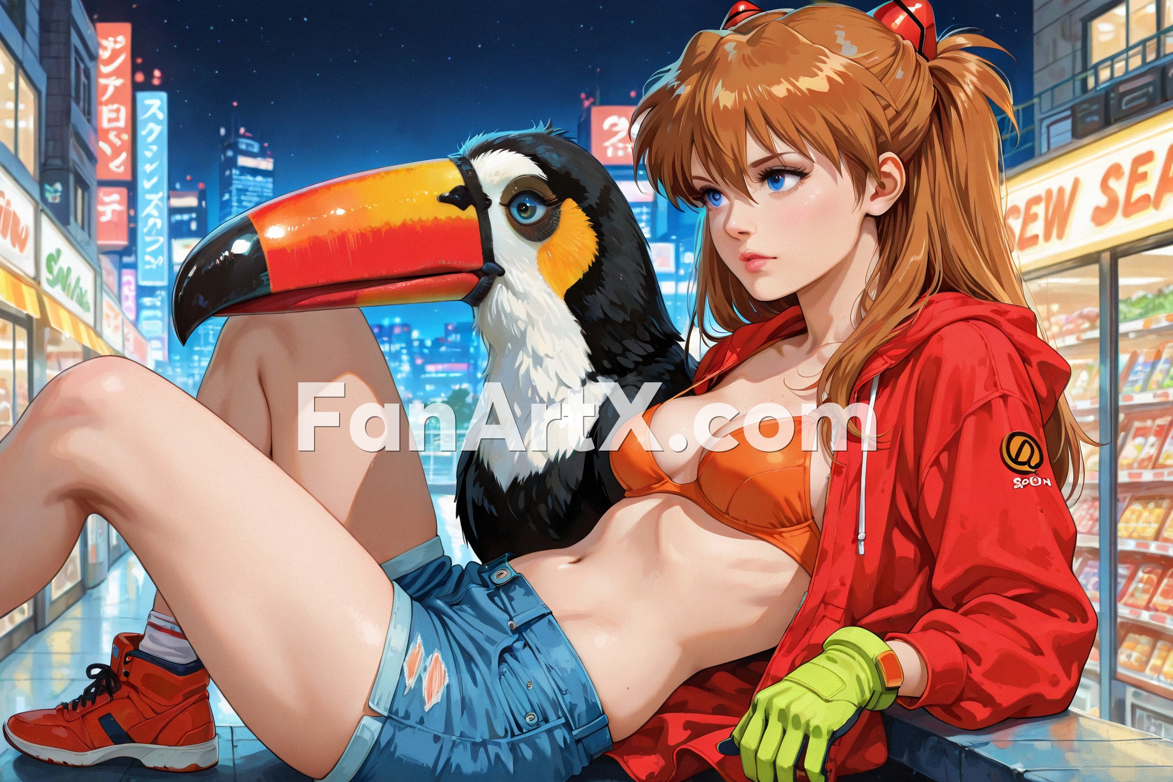 Asuka Langley Soryu fanart - Neon Genesis Evangelion Character 1641560